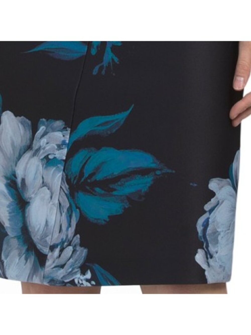 CALVIN KLEIN Scuba Floral Sheath Dress - Picture 5 of 5